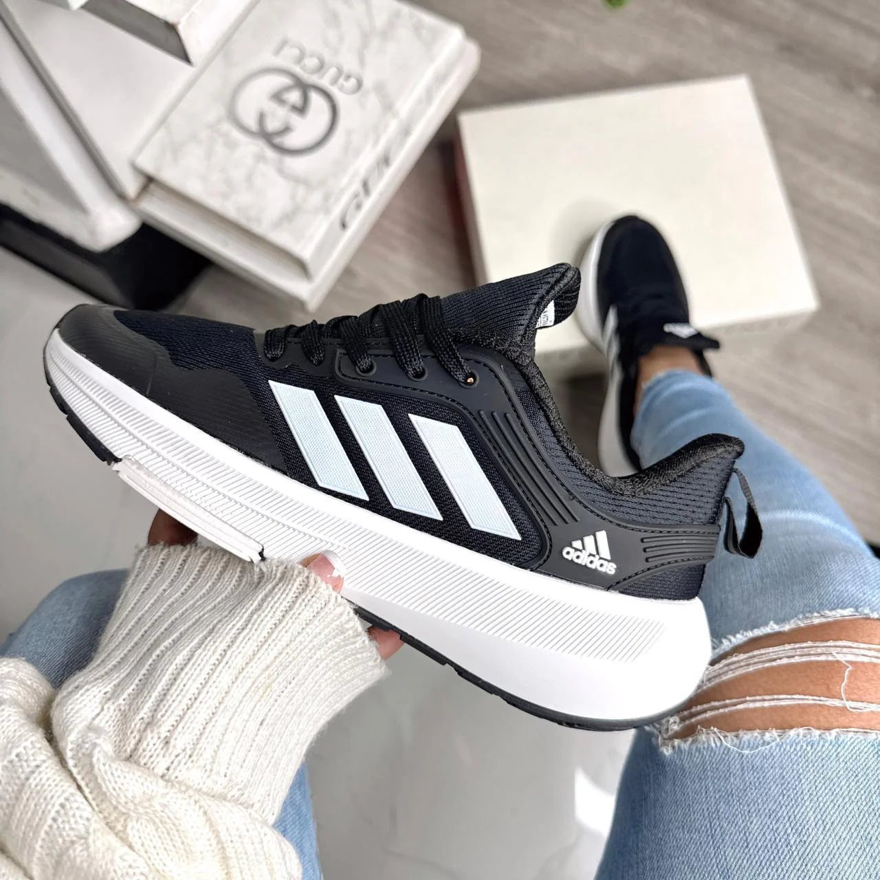ADIDAS BOUNCE NEGRO